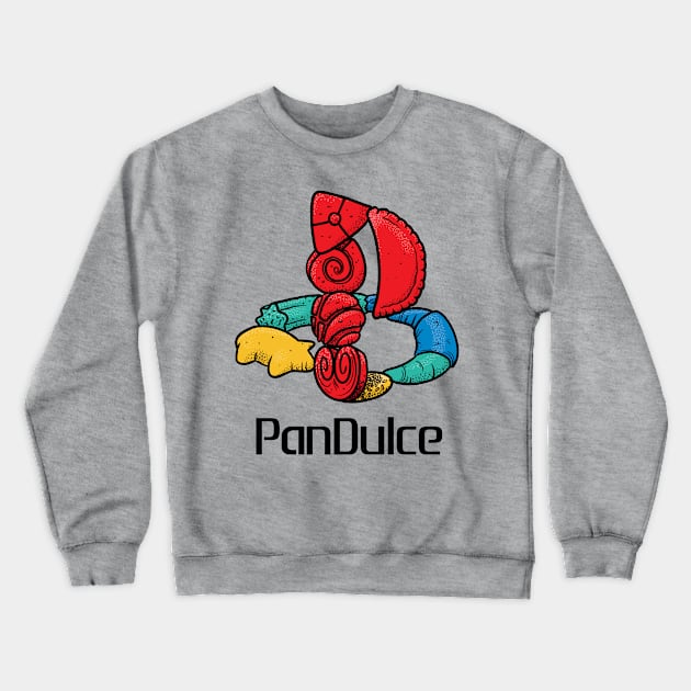 Chicano - Pan Dulce Retro Gaming Crewneck Sweatshirt by aaronsartroom